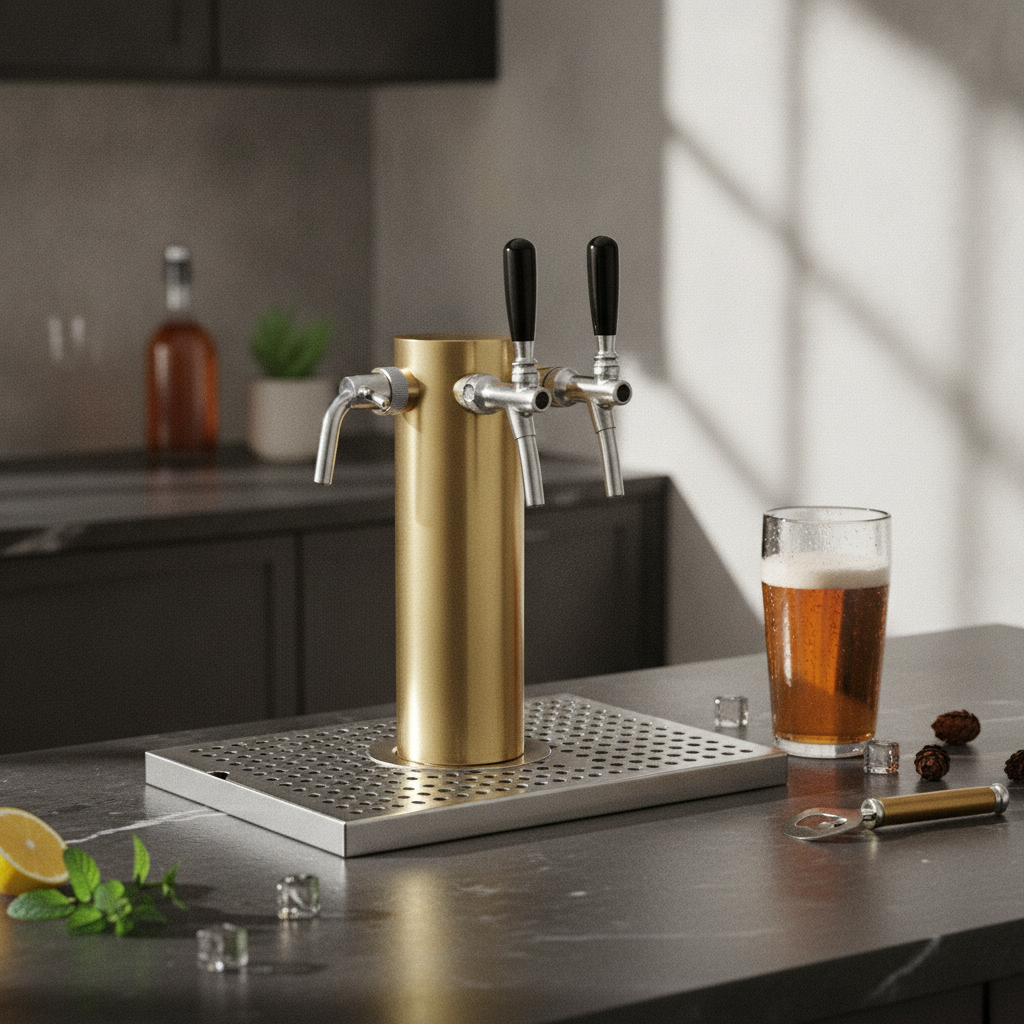 Wine Beer & Deli Reviews - Stainless Steel Beer Tap Dispenser Reflective