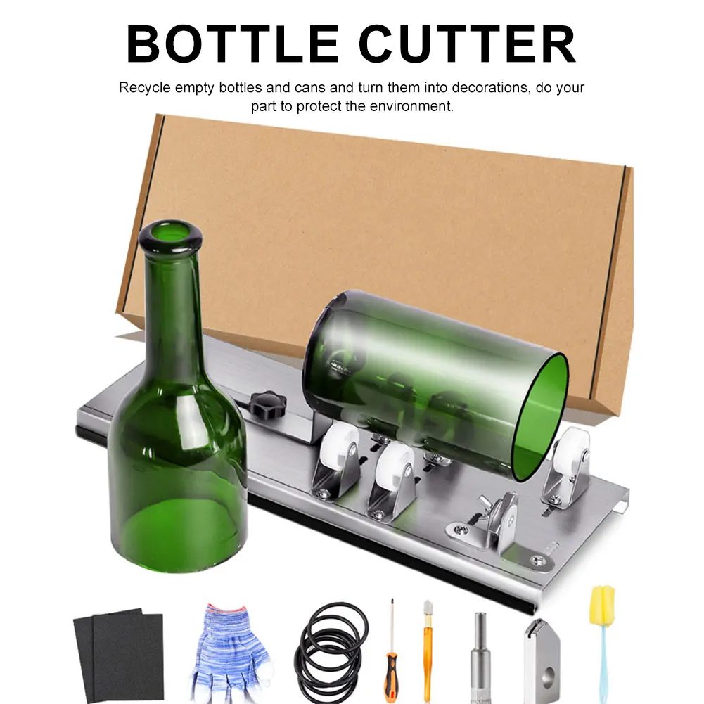 Wine Beer Spirits - DIY Glass Sculptures Cutter Square Round