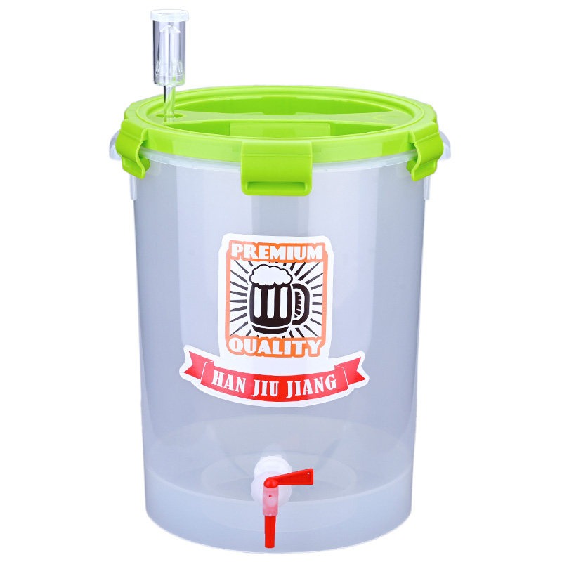 Wine Beer Food - Transparent fermentation barrel [tapered bottom] brewing