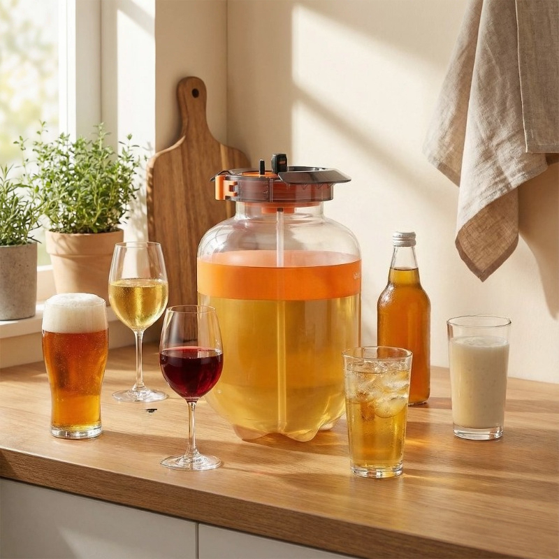 Wine Beer And Cider - Craft Beer 5L Fermenter Fruit Wine