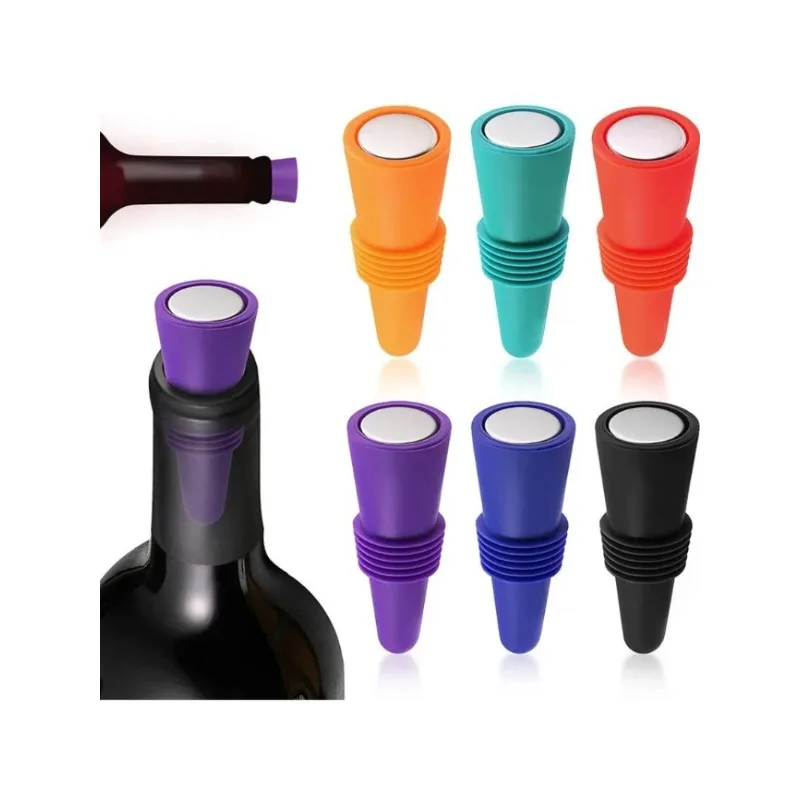 Silicone Wine Bottle Stopper S - Taste Wine Beer Kitchen avaliação e preço