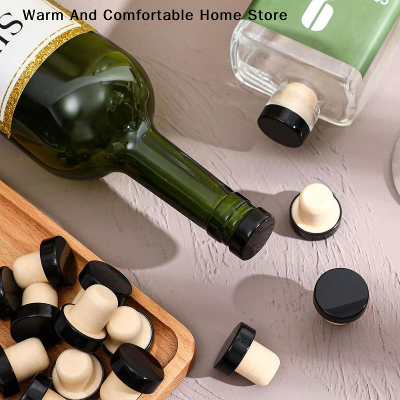 【W】10Pcs Wine Bottle Cork Stop - Wine Beer Tasting avaliação e preço