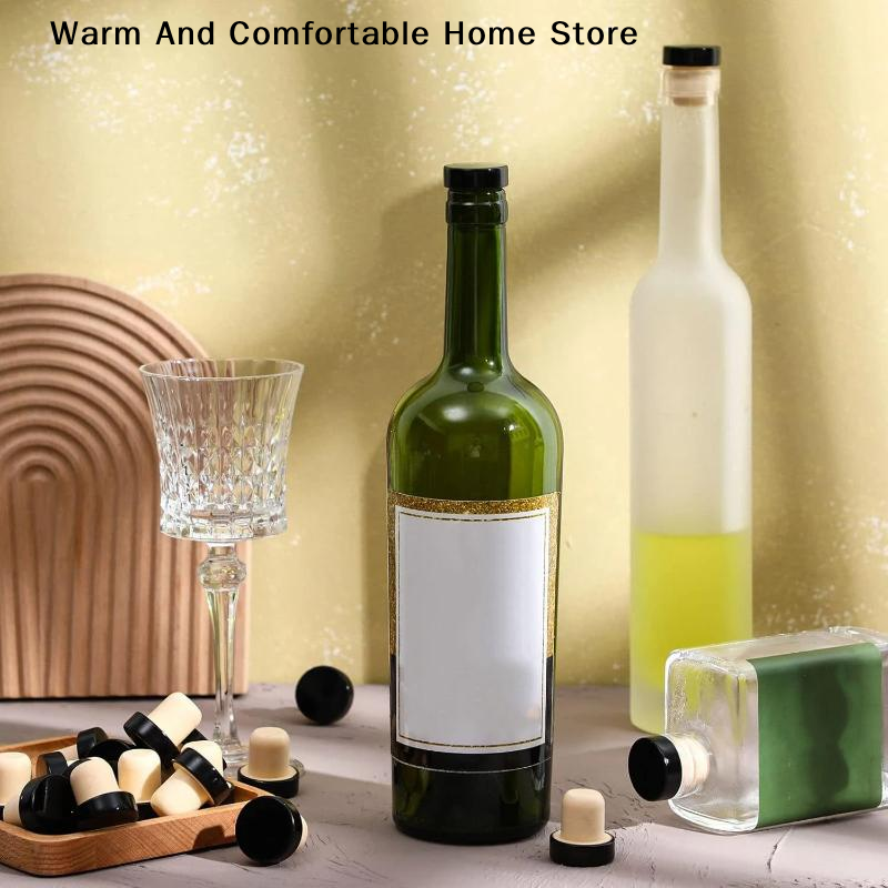 【W】10Pcs Wine Bottle Cork Stop - Wine Beer Tasting avaliação e preço