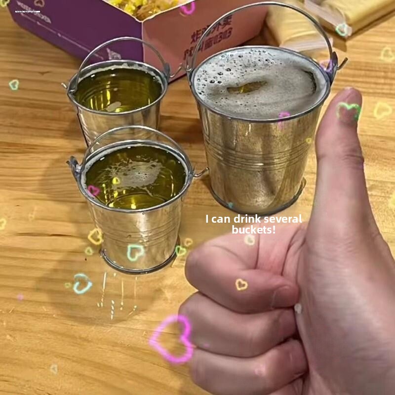  Personalized Steel Bucket Cup - Wine Beer Online avaliação e preço
