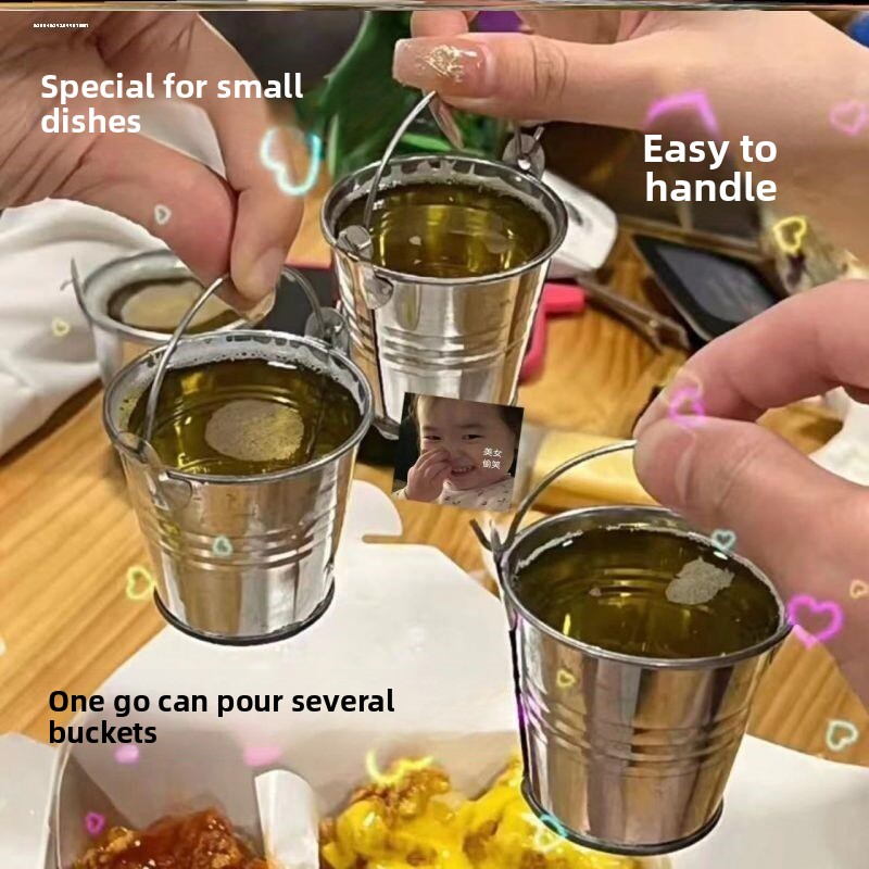  Personalized Steel Bucket Cup - Wine Beer Online avaliação e preço