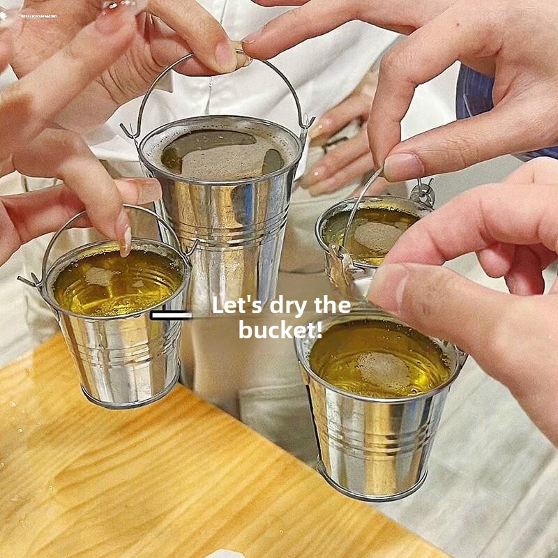  Personalized Steel Bucket Cup - Wine Beer Online avaliação e preço