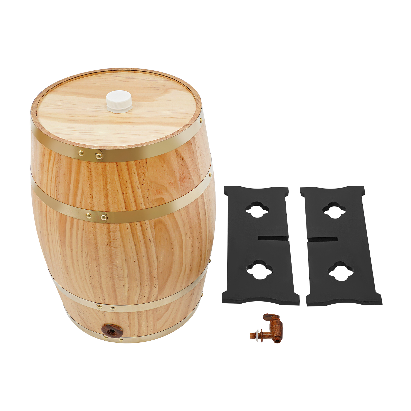 20L/5.28Gal Wood Color Wine Ba - Wine Beer And Cider avaliação e preço