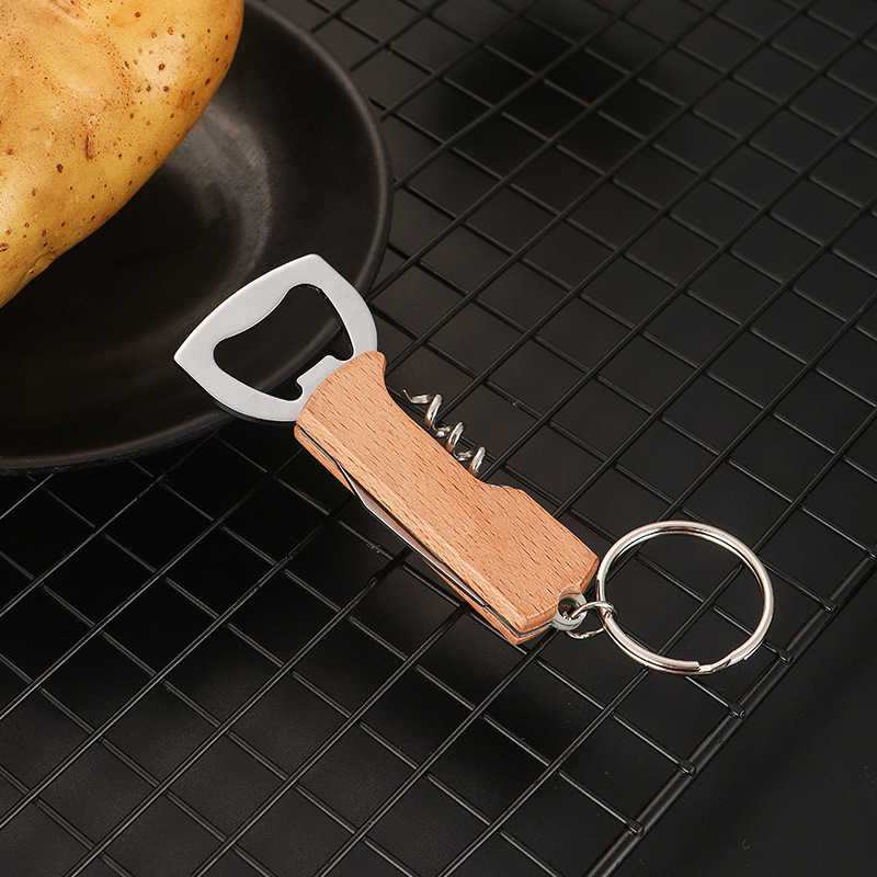 10Pcs Keychain Beer Bottle Ope - Beer Wine Hobby avaliação e preço
