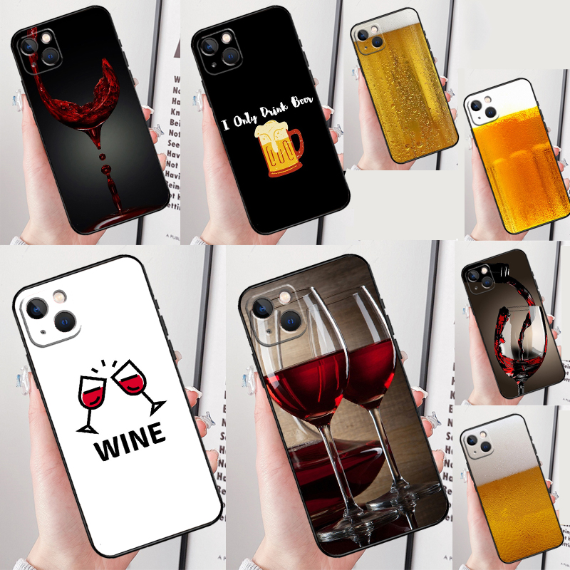 Drink Beer Red Wine Phone Case - Wine Plus Beer avaliação e preço