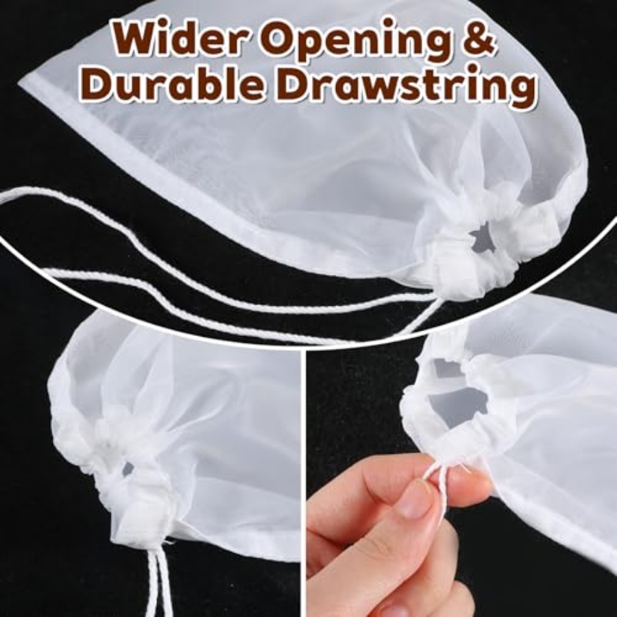 5 Pcs Nylon Brew Bags, Fine Me - Wine Beer And Cider avaliação e preço
