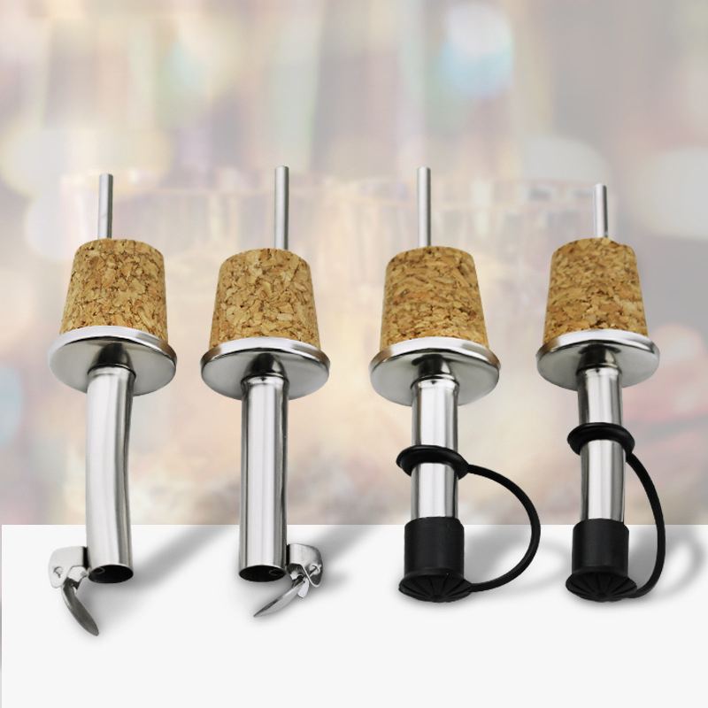 Wooden Cork Red Wine Pourer Oi - Wine Beer Tasting avaliação e preço
