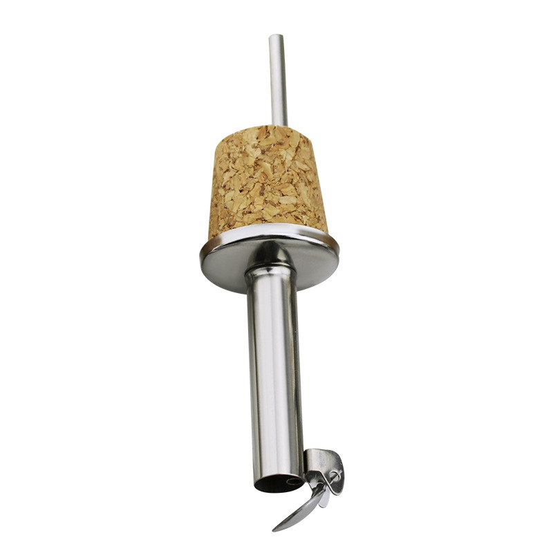 Wooden Cork Red Wine Pourer Oi - Wine Beer Tasting avaliação e preço