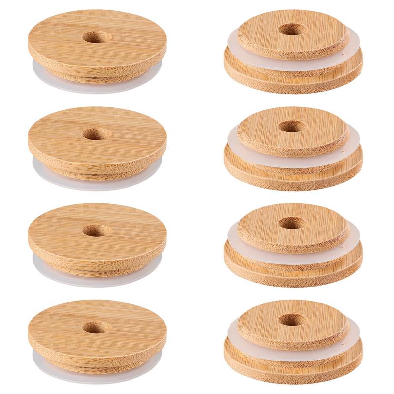 Jar Lids Straw Lid With Glass  - Wine Beer Spirits avaliação e preço