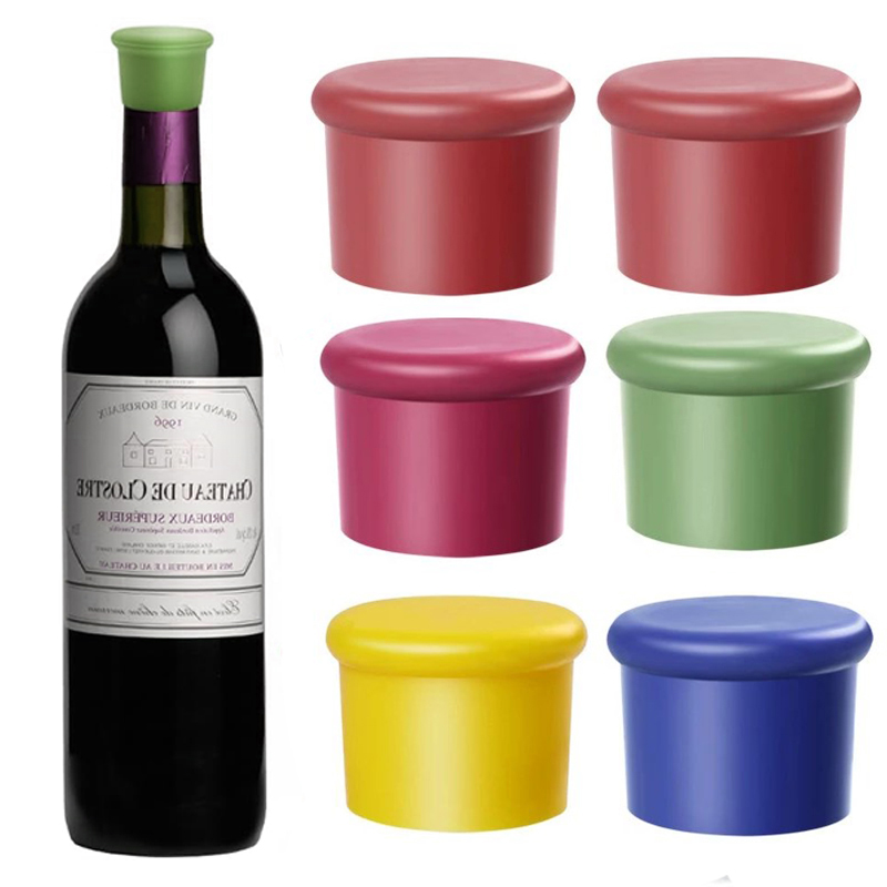 1/5pcs Wine Stoppers Reusable  - Wine Beer Spirits avaliação e preço