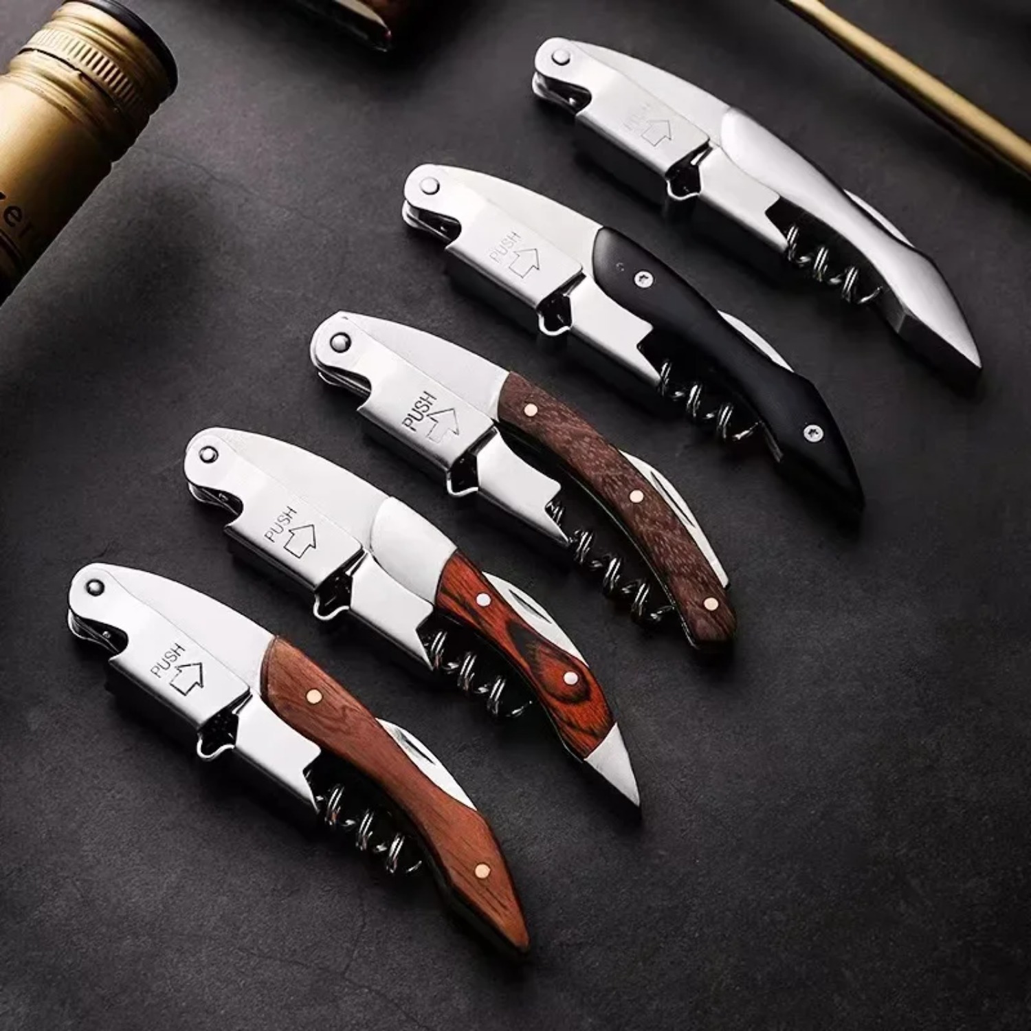 Wood Handle Corkscrew Professi - Taste Wine Beer Kitchen avaliação e preço