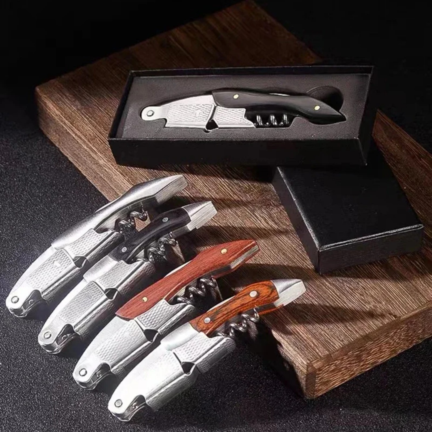 Wood Handle Corkscrew Professi - Taste Wine Beer Kitchen avaliação e preço