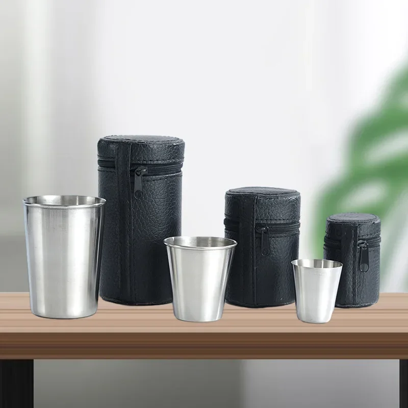 4Pcs Stainless Steel Mini Shot - Taste Wine Beer Kitchen avaliação e preço