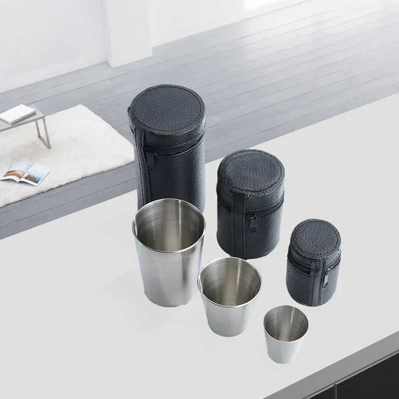 4Pcs Stainless Steel Mini Shot - Taste Wine Beer Kitchen avaliação e preço