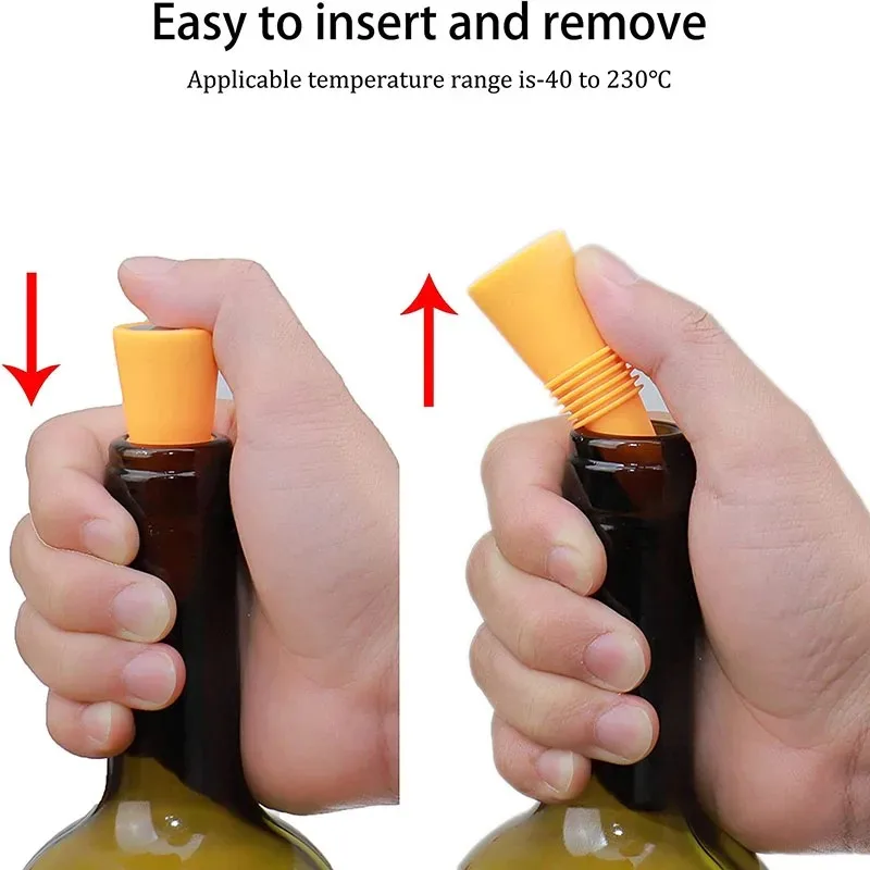 Silicone Wine Bottle Stopper S - Taste Wine Beer Kitchen avaliação e preço