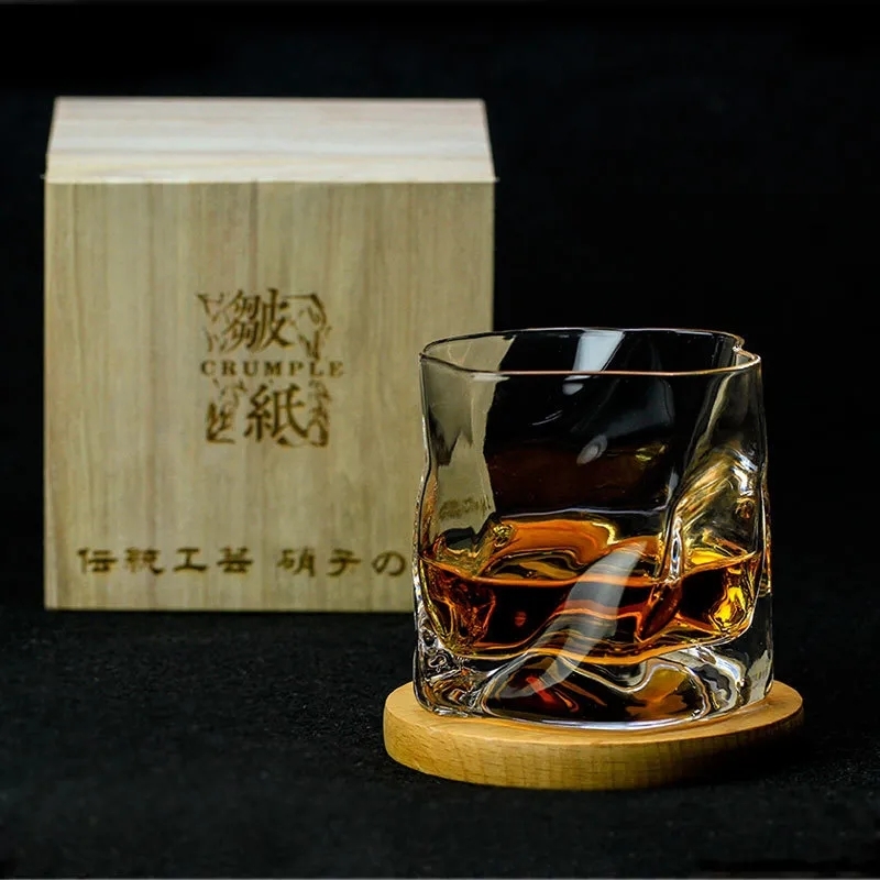 Irregular Whiskey Crystal Cup  - Wine Beer Tasting avaliação e preço