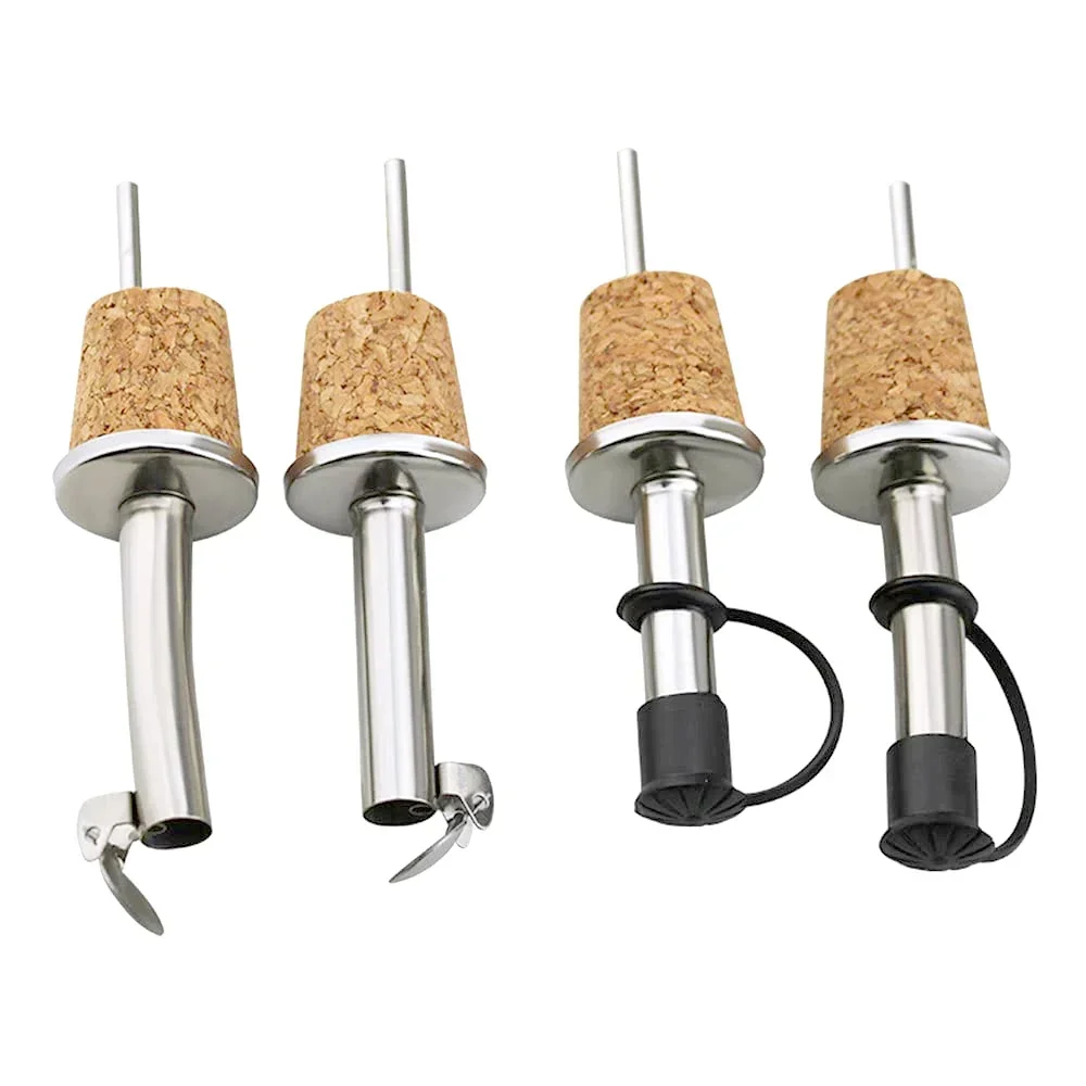 1PC Red Wine Cork Pourer Stain - Wine Beer Spirits avaliação e preço