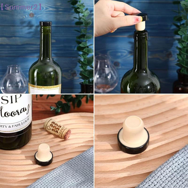【Xia2】10Pcs Wine Bottle Cork S - Wine Beer Tasting avaliação e preço
