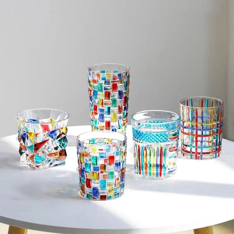 Colorful Whisky Crystal Cup It - Wine Beer Tasting avaliação e preço