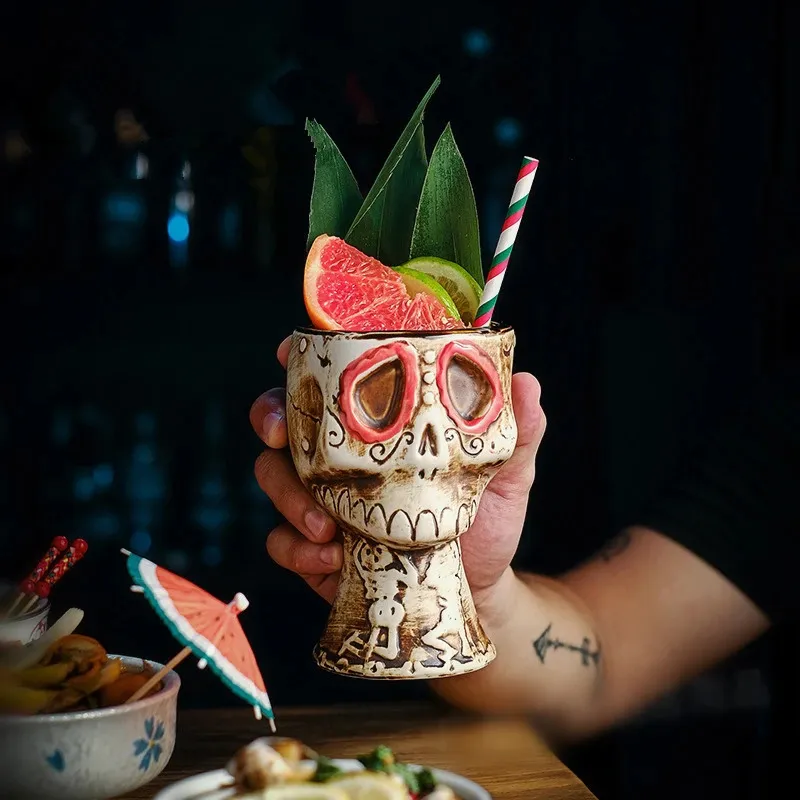 480ml Halloween Party Skull Co - Wine Beer Mix avaliação e preço