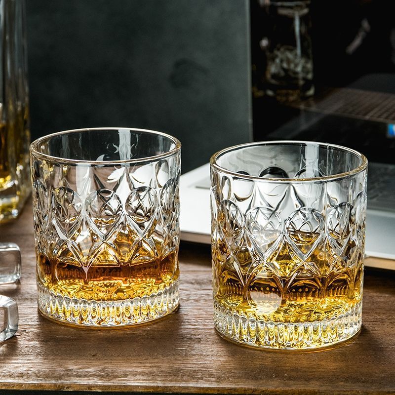 2pcs Glass Cup Whiskey 330ml R - Taste Wine Beer Kitchen avaliação e preço