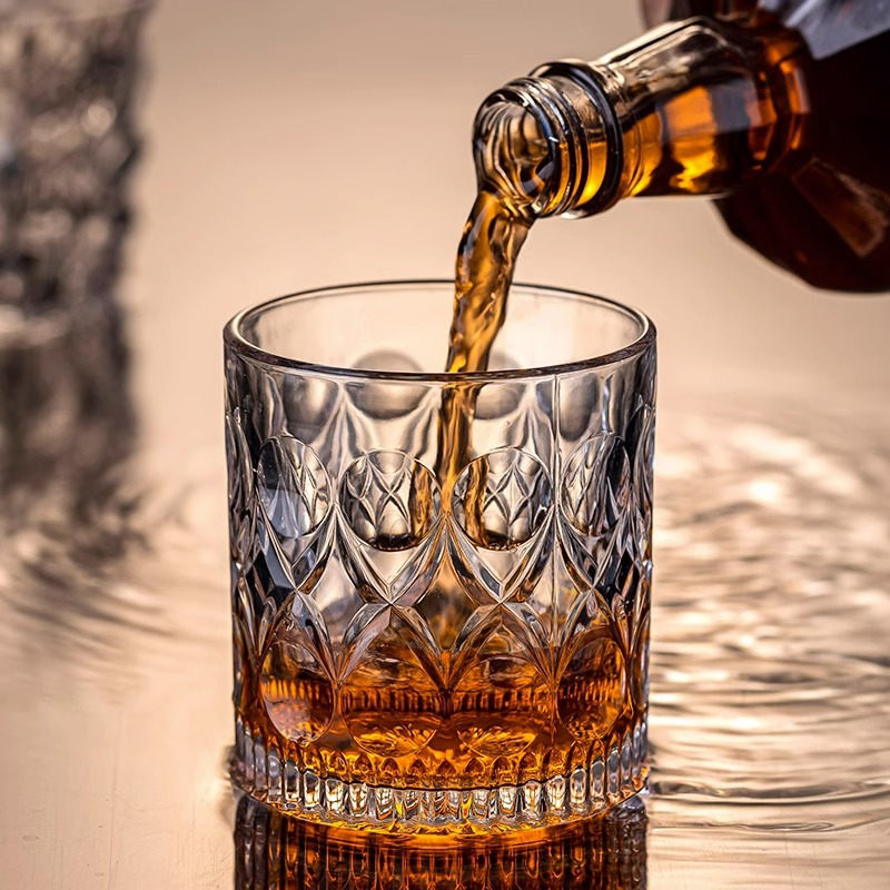 2pcs Glass Cup Whiskey 330ml R - Taste Wine Beer Kitchen avaliação e preço