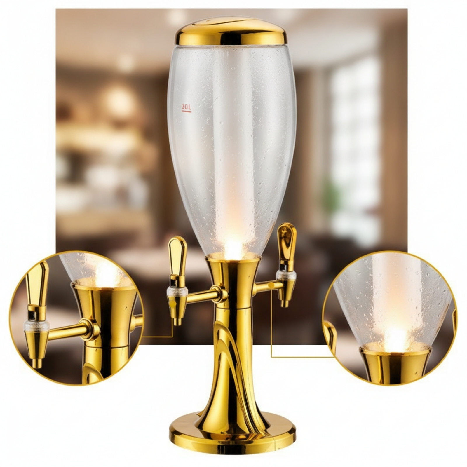 Beer Dispenser with Dual Taps  - Wine Beer & Deli Reviews avaliação e preço