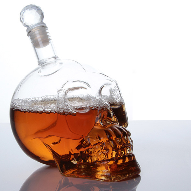 Creative Skull Head Decanter C - Wine Beer Spirits avaliação e preço