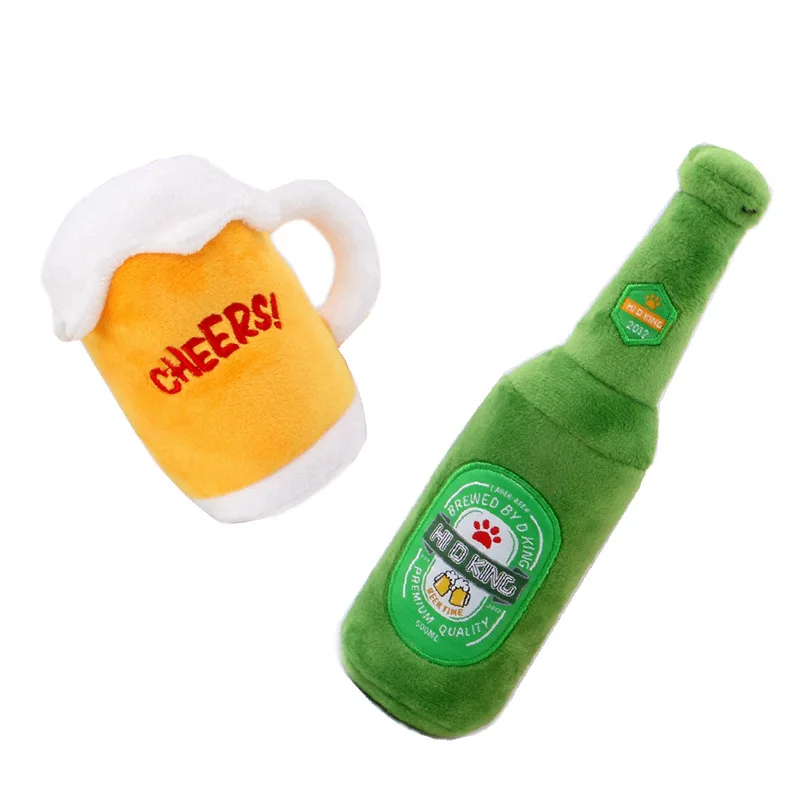 Simulation Plush Stuffed Pet D - Wine Beer Spirits avaliação e preço