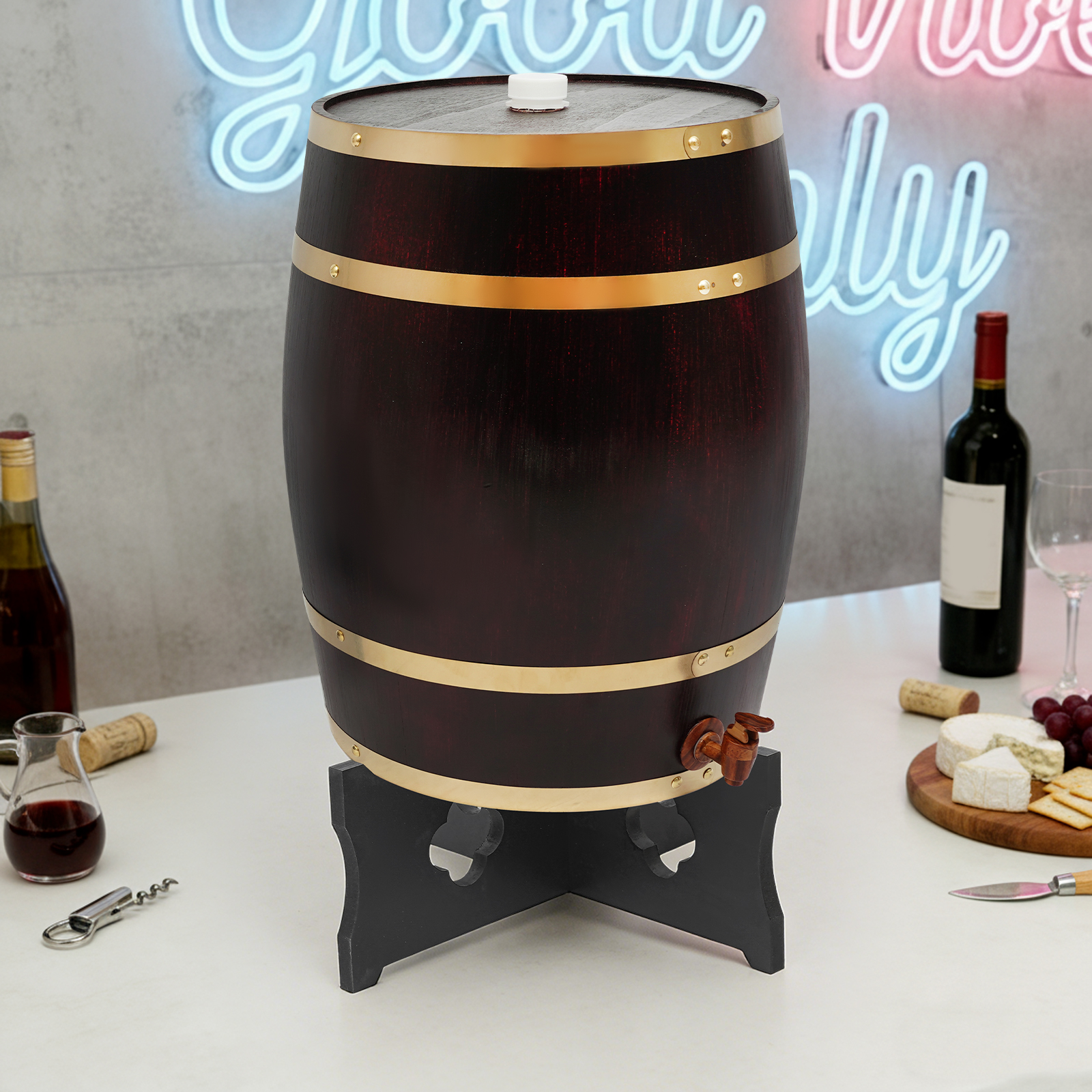 20/30L Wine Barrel Wood Wine B - Wine Beer And Cider avaliação e preço
