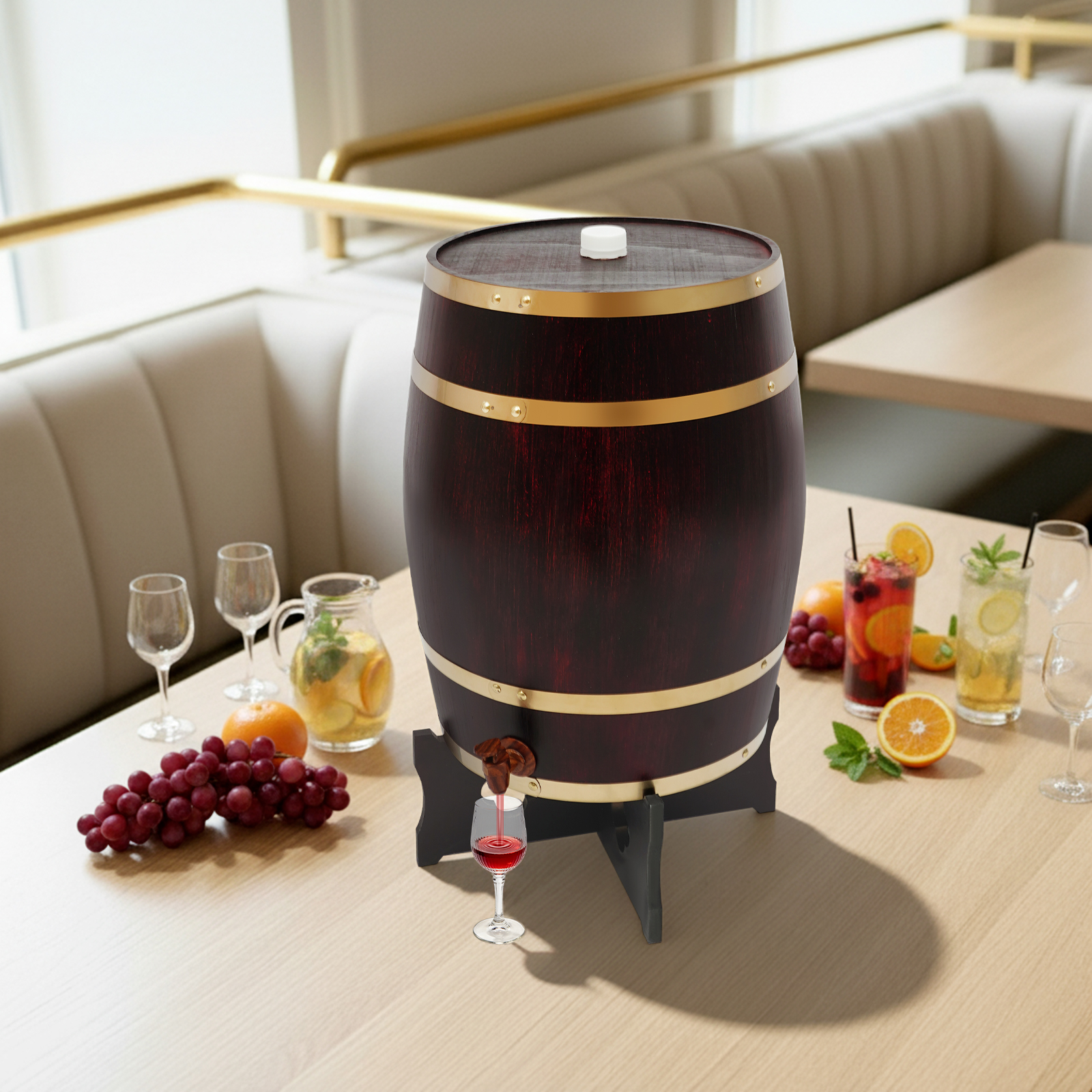 20/30L Wine Barrel Wood Wine B - Wine Beer And Cider avaliação e preço