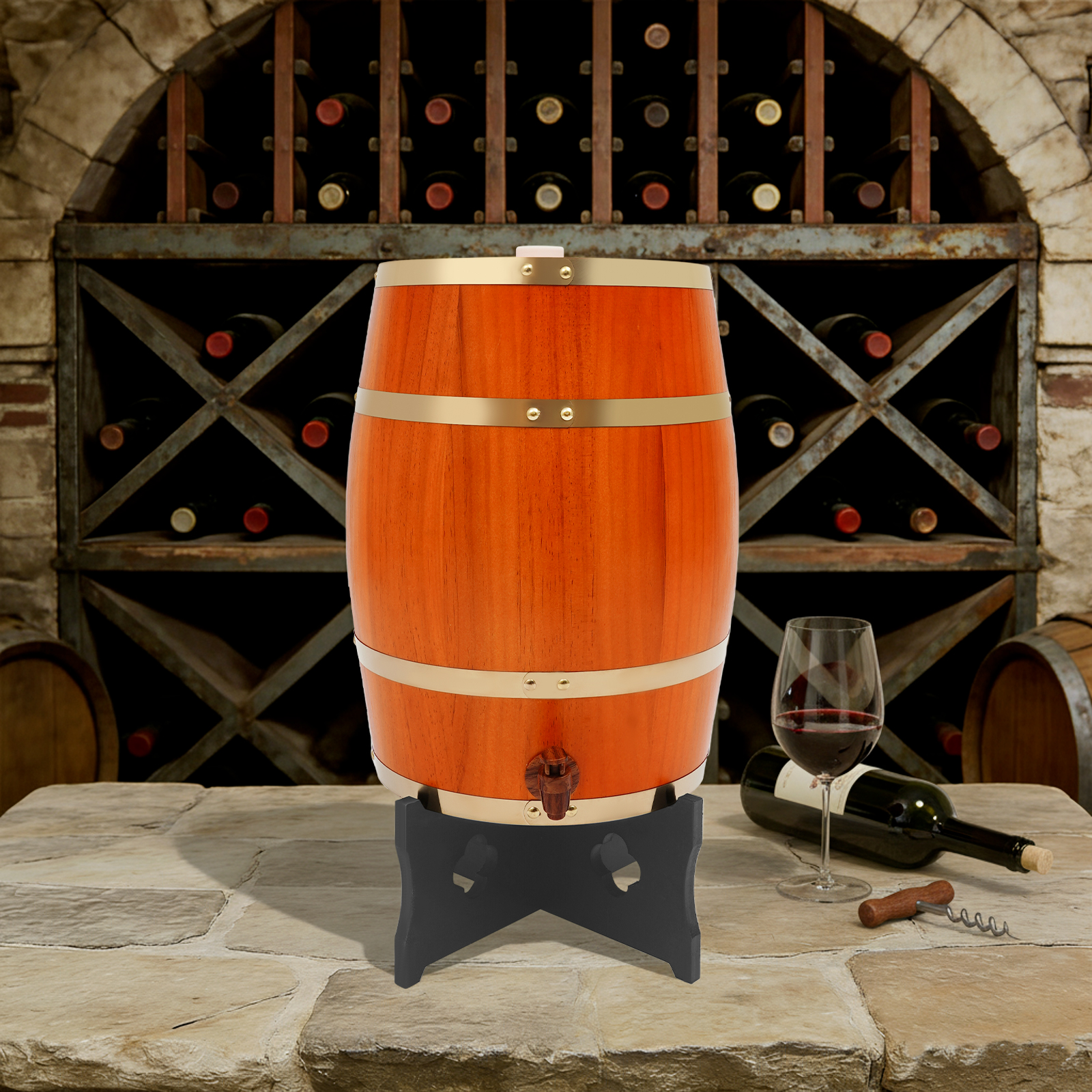 20/30L Wine Barrel Wood Wine B - Wine Beer And Cider avaliação e preço