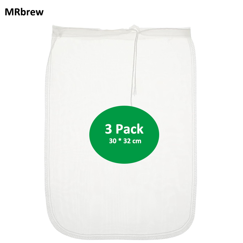 3Pcs Brew Bag 100 Mesh Straini - Wine Beer And Cider avaliação e preço