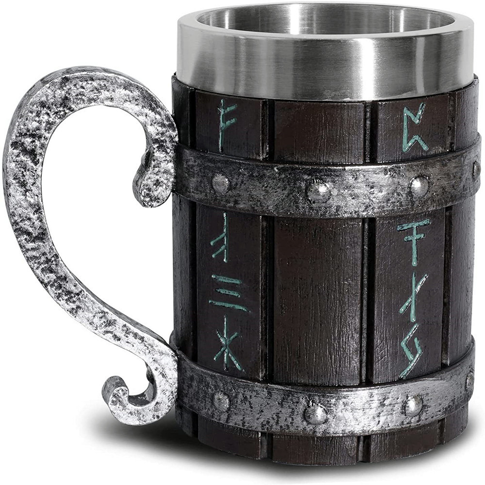 Barrel style wood beer mug  st - Beer Wine Hobby avaliação e preço