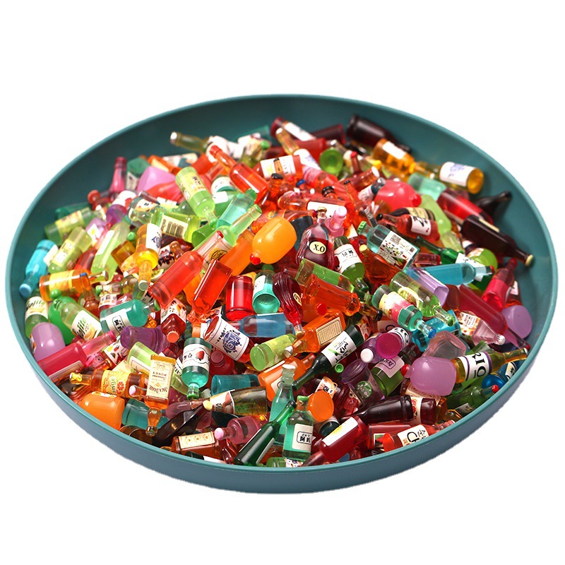 20Pcs Mixed Mini Resin Simulat - Wine Beer Mix avaliação e preço