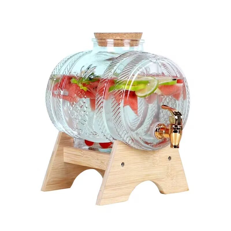 1L Glass Whiskey Barrel Wine B - Wine Beer Spirits avaliação e preço