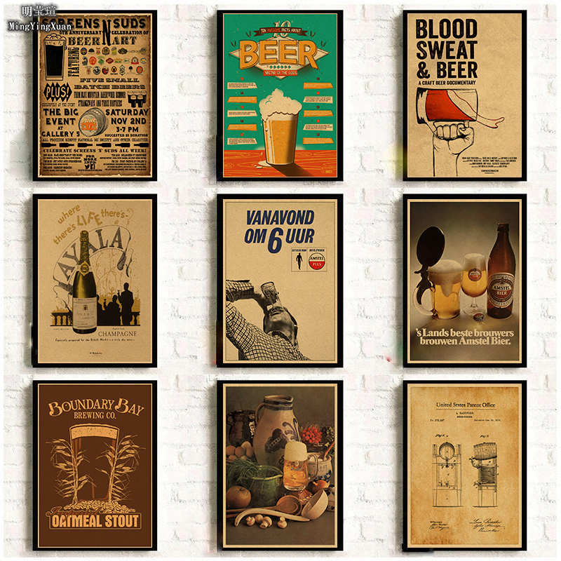 Vintage Beer Wine Drink Chart  - Wine Beer Mix avaliação e preço
