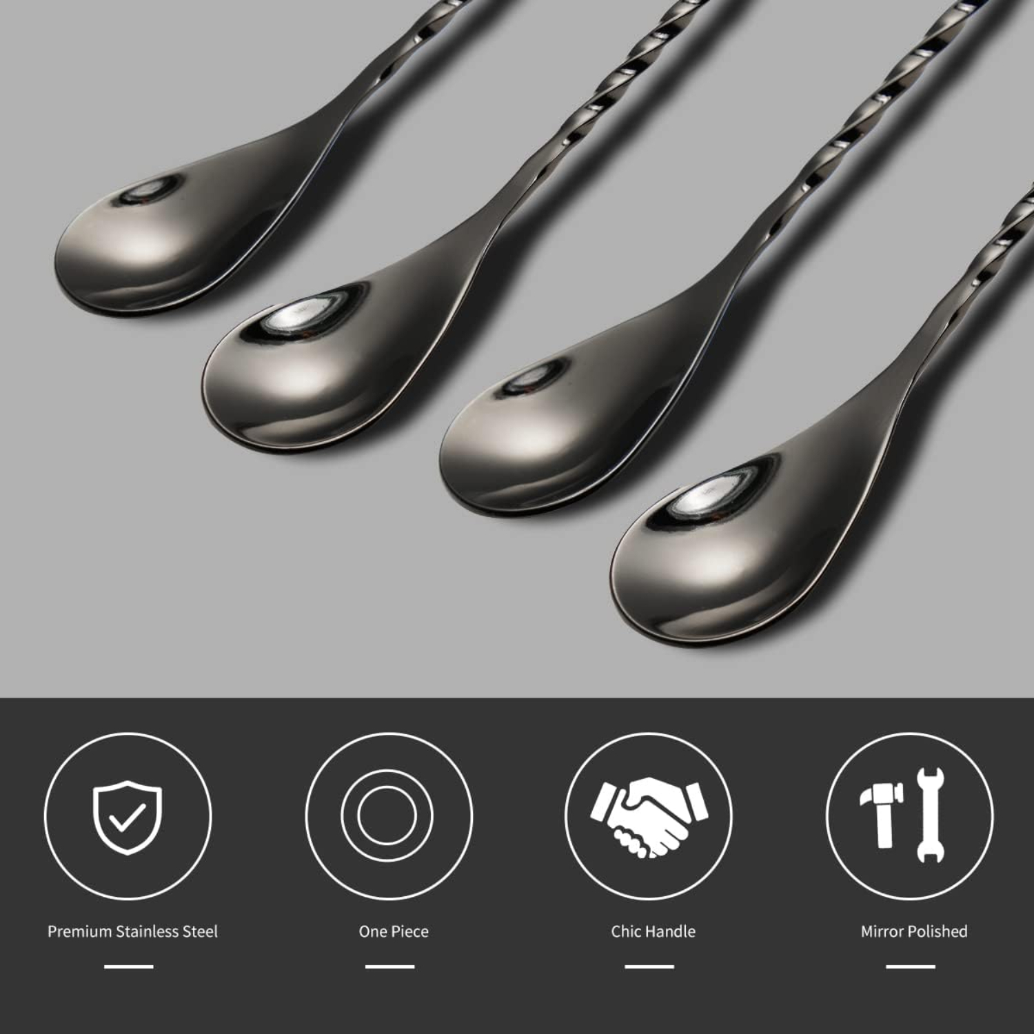 Cocktail Spoon Set of 2 - 12 I - Wine Beer Mix avaliação e preço