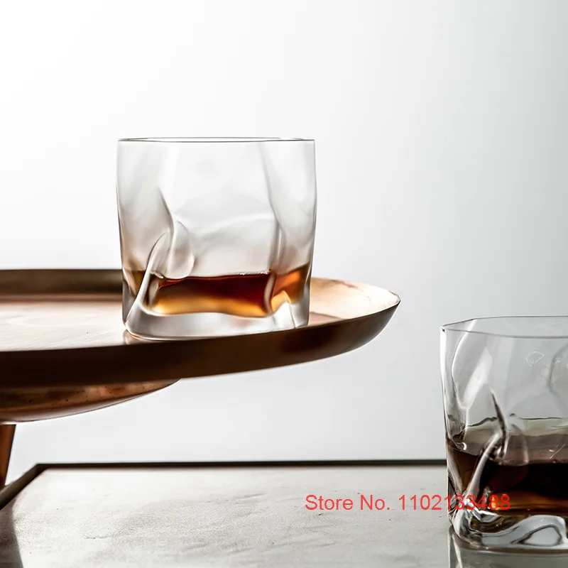 Irregular Whiskey Crystal Cup  - Wine Beer Tasting avaliação e preço