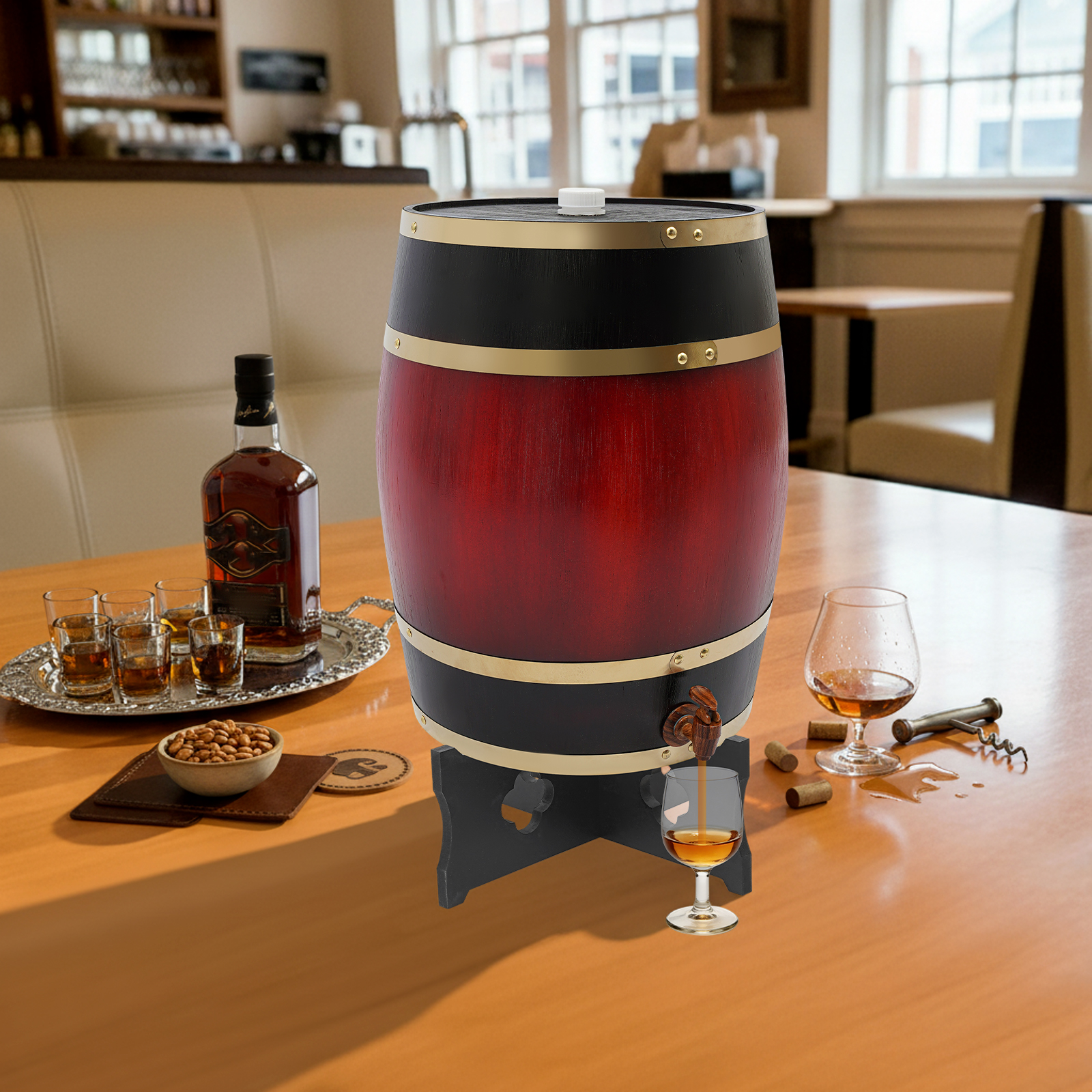 30L/7.93Gal Wine Red Wine Barr - Wine Beer And Cider avaliação e preço